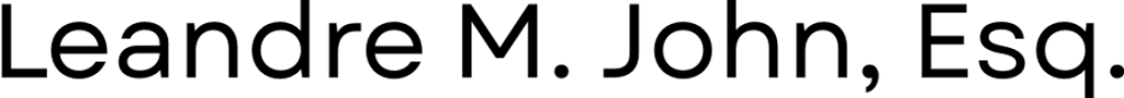 Leandre M. John, Esq. - Logo